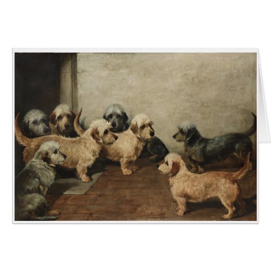 Vintage - Dandie Dinmont Terrier Dogs (Voorkant Horizontaal)