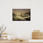 Vintage dansende feeën door August Malmström Poster (Keuken)
