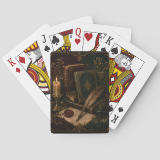 Vintage Dark Academia Speelkaarten