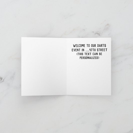 Vintage Darts Zonsondergang    (Binnen)