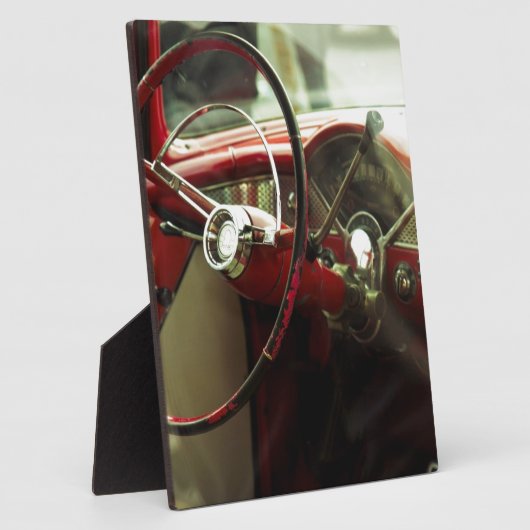 Vintage dashboard fotoplaat (Zijkant)