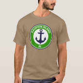 Vintage Dauphin Island Alabama T-shirt (Voorkant)