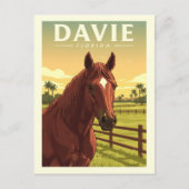 Vintage Davie Florida Briefkaart (Voorkant)