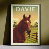 Vintage Davie Florida Poster