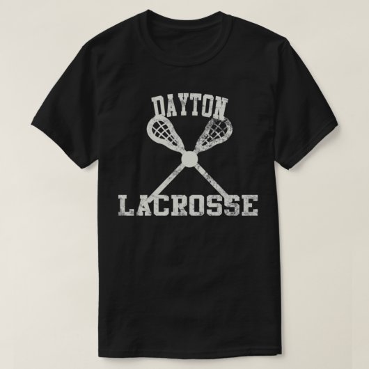 Vintage Dayton Lacrosse T-shirt (Design voorkant)