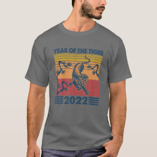Vintage De Chinese dierentuin uit de Tijger T-shirt