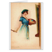 Vintage - De dame is kunstenaar, (Voorkant)