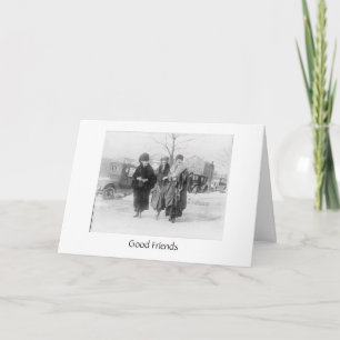 Vintage - de Echte Vrienden zijn Belangrijk, Kaart