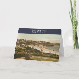 Vintage de groetenkaart van Tuinen Kaart