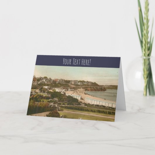 Vintage de groetenkaart van Tuinen Kaart (Voorkant)