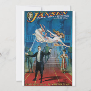 Vintage De Grote Jansen Adverteren Poster