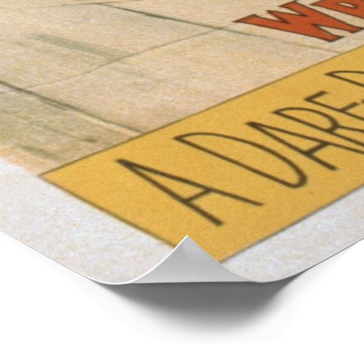 Vintage De Grote Train Overval Poster (Hoek)