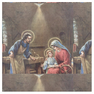 vintage de heilige familie Jezus christ, Josef, Ma Stof