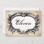 Vintage de kaartenweddenschappen van de blik, part kaart (Achterkant)