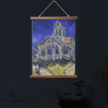 Vintage De kerk in Auvers-sur-Oise door Van Gogh Hangend Wandkleed<br><div class="desc">Een prachtige reproductie van "De kerk in Auvers-sur-Oise,  Uitzicht van de Chevet" die in 1890 werd gemaakt door de bekende Nederlandse schilder van de Post-Impressionist,  Van Gogh. Het schilderij werd gecreëerd in hetzelfde jaar dat Van Gogh stierf.</div>