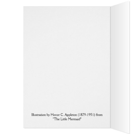 Vintage - de kleine zeemeermin, (Binnen (Links))