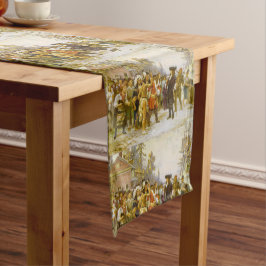 Vintage De landing van William Penn Jean Ferris Lange Tafelloper