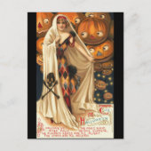 Vintage de Magic Halloween Briefkaart (Voorkant)