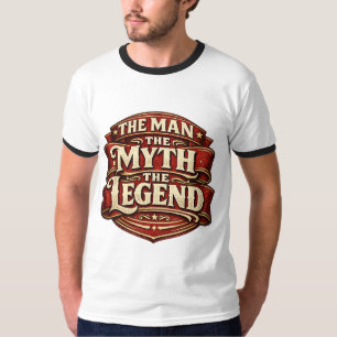 Vintage De Man De Mythe De Legende Vaderdag T-shirt
