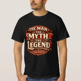 Vintage De Man De Mythe De Legende Vaderdag T-shirt