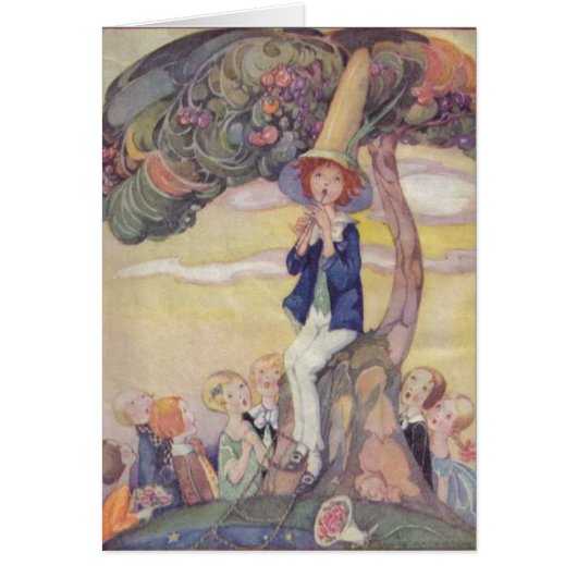 Vintage - de piëtpiper van Hamelin, (Voorkant)