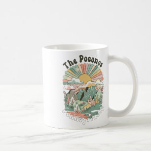 Vintage De Poconos Pennsylvania Bergen Wandelen Koffiemok