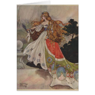 Vintage - de reflectie van de spiegel,