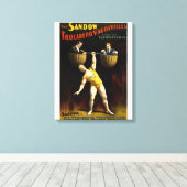 Vintage de Sandow Trocadero Vaudevilles Canvas Afdruk (Insitu (Houten vloer))