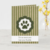 vintage de sympathiekaart van het kaart (Gele Bloem)