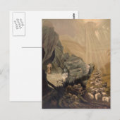 Vintage De verloren bijbelafbeelding 1878 Briefkaart