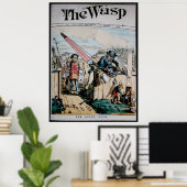 Vintage De Wasp Poster (Thuiskantoor)
