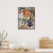 Vintage Decauville Cycles Bicycle Ad Art Poster (Keuken)