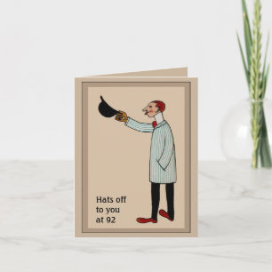 Vintage Deco Birthday Wenskaart Kaart