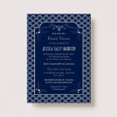 Vintage Deco Gatsby Vrijgezellenfeest 1920 Kaart