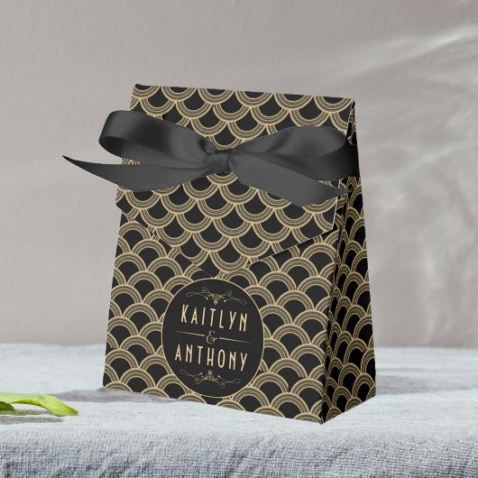 Vintage Deco Gatsby Wedding Collectie 1920 Bedankdoosjes