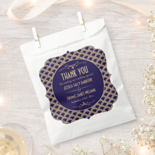 Vintage Deco Gatsby Wedding Collectie 1920 Bedankzakje