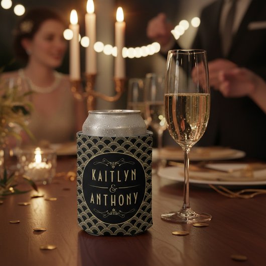 Vintage Deco Gatsby Wedding Collectie 1920 Blikjeskoeler