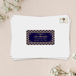 Vintage Deco Gatsby Wedding Collectie 1920 Etiket