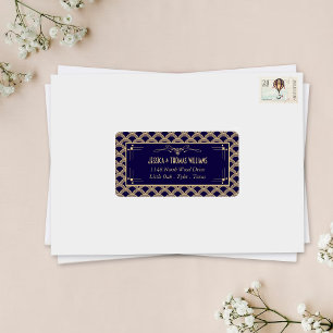 Vintage Deco Gatsby Wedding Collectie 1920 Etiket