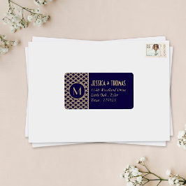 Vintage Deco Gatsby Wedding Collectie 1920 Etiket