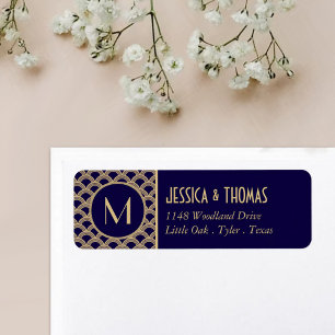 Vintage Deco Gatsby Wedding Collectie 1920 Etiket