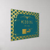 Vintage Deco Gatsby Wedding Collectie 1920 Folie Afdrukken (Laagn)