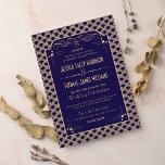 Vintage Deco Gatsby Wedding Collectie 1920 Kaart<br><div class="desc">De  Art Deco Gatsby Wedding Collectie van 1920 - huwelijksuitnodiging.</div>