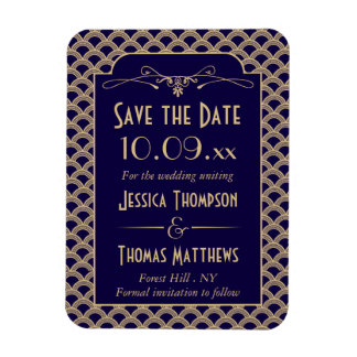 Vintage Deco Gatsby Wedding Collectie 1920 Magneet
