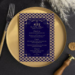 Vintage Deco Gatsby Wedding Collectie 1920 Menu<br><div class="desc">Viel in stijl met deze elegante en  kaarten van het de stijlmenu van 1920. De formulering is gemakkelijk te personaliseren en je gasten zullen enthousiast zijn als ze deze superstijlvolle menu's ontvangen.</div>
