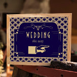 Vintage Deco Gatsby Wedding Collectie 1920 Poster<br><div class="desc">Viel in stijl met deze trendy  stijl bruiloft op deze manier. Dit ontwerp is perfect voor iedereen die een Gatsby Art Deco-feest van 1920 plant en de formulering van de sjabloon is heel gemakkelijk te personaliseren. Overeenkomende objecten zijn te vinden in het collectie.</div>