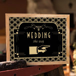 Vintage Deco Gatsby Wedding Collectie 1920 Poster<br><div class="desc">Viel in stijl met deze trendy  stijl bruiloft op deze manier. Dit ontwerp is perfect voor iedereen die een Gatsby Art Deco-feest van 1920 plant en de formulering van de sjabloon is heel gemakkelijk te personaliseren. Overeenkomende objecten zijn te vinden in het collectie.</div>