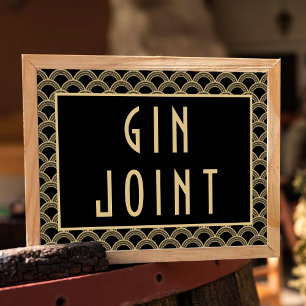 Vintage Deco Gatsby Wedding Collectie 1920 Poster