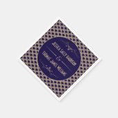 Vintage Deco Gatsby Wedding Collectie 1920 Servetten (Hoek)