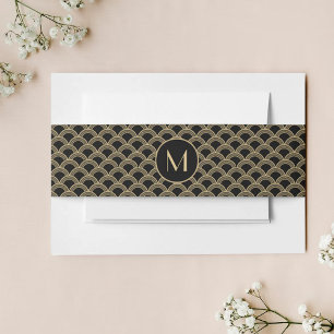 Vintage Deco Gatsby Wedding Collectie 1920 Uitnodigingen Wikkel